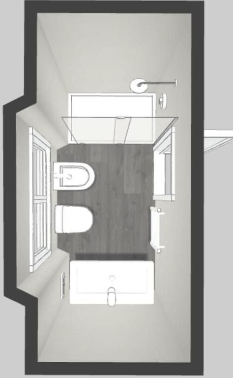 The floor plan of Hotel Week End