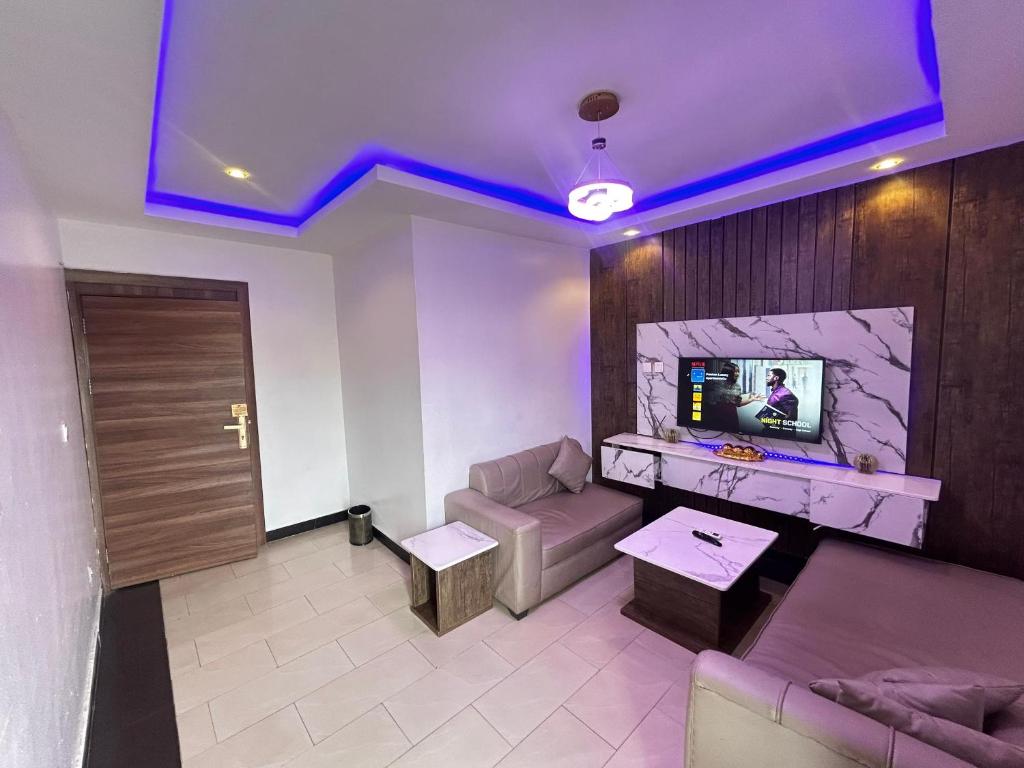 TV a/nebo společenská místnost v ubytování Presken Residence
