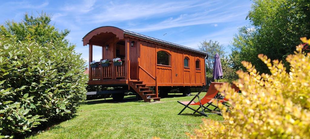 Gîte insolite en Champagne - Roulotte des Cahouriaux - Holiday Home