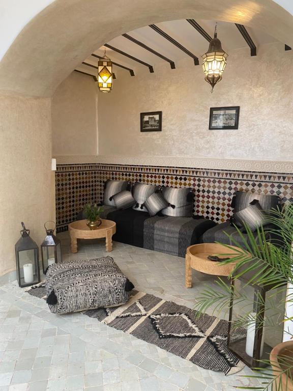 Un lugar para sentarse en Riad DAR OMI ZAHRA