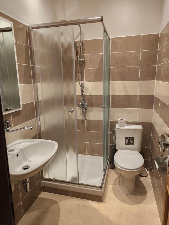 Un baño de Penzion U Zeleného Stromu