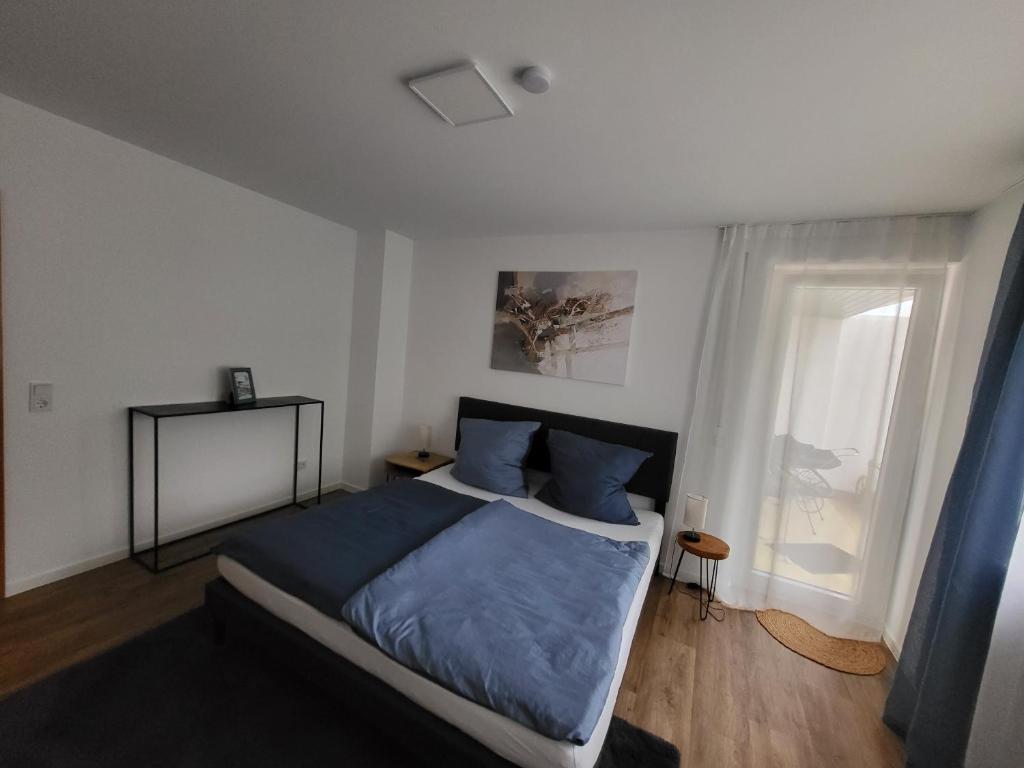 Postel nebo postele na pokoji v ubytování Moselluft1