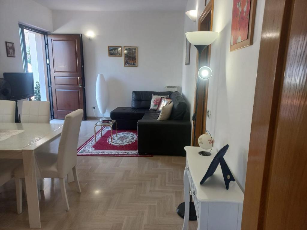 Posezení v ubytování Casa Stefy Gubbio
