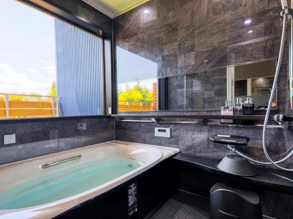 Koupelna v ubytování Glamping Cottage Kawaguchiko