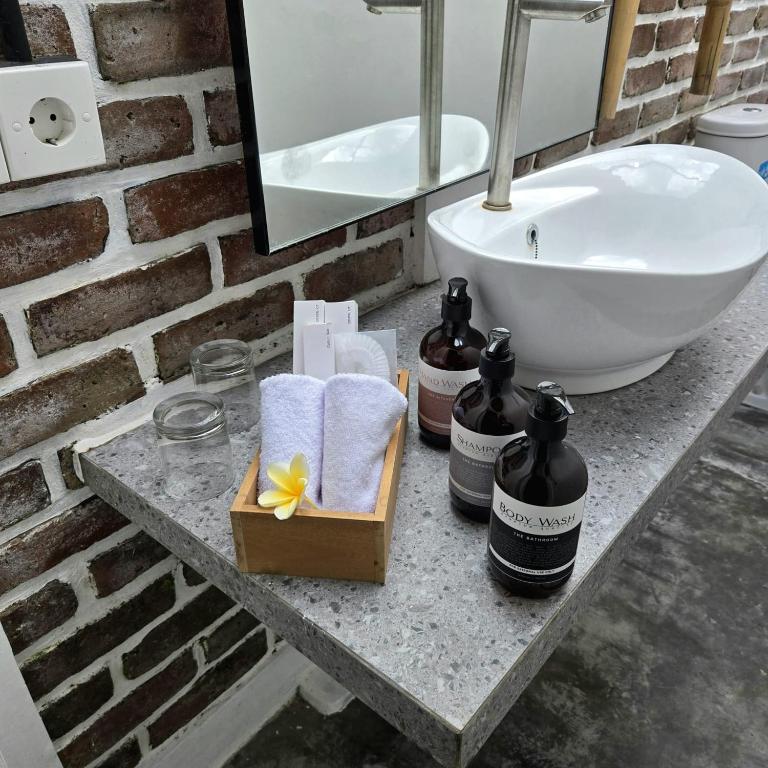 Koupelna v ubytování Kampoeng Villa Ubud