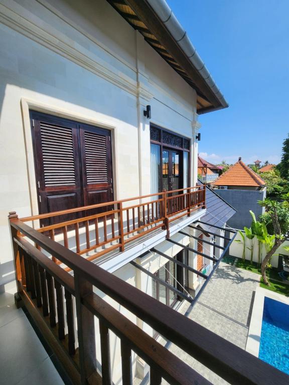 Balkón nebo terasa v ubytování Rumah Kanyuru