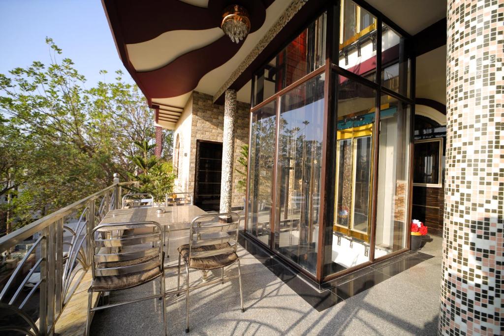 Balkón nebo terasa v ubytování Aman Homestay, A Boutique Hotel