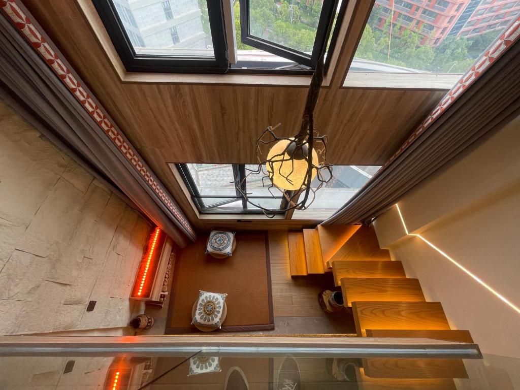 哲帆民宿大竹林金科乐方购物中心店 - Apartamento Dúplex