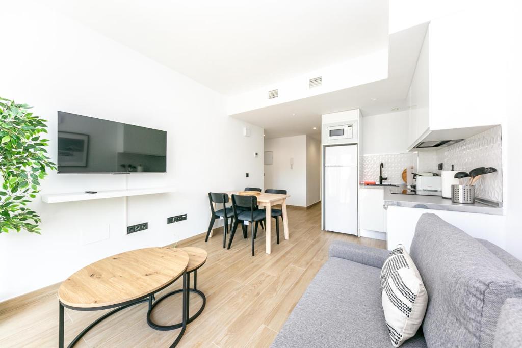 Η κουζίνα ή μικρή κουζίνα στο Moderno apartamento en el centro de Fuengirola