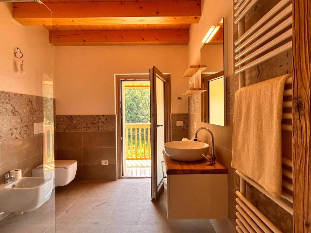 Ένα μπάνιο στο Agriturismo Ca' Ribelli