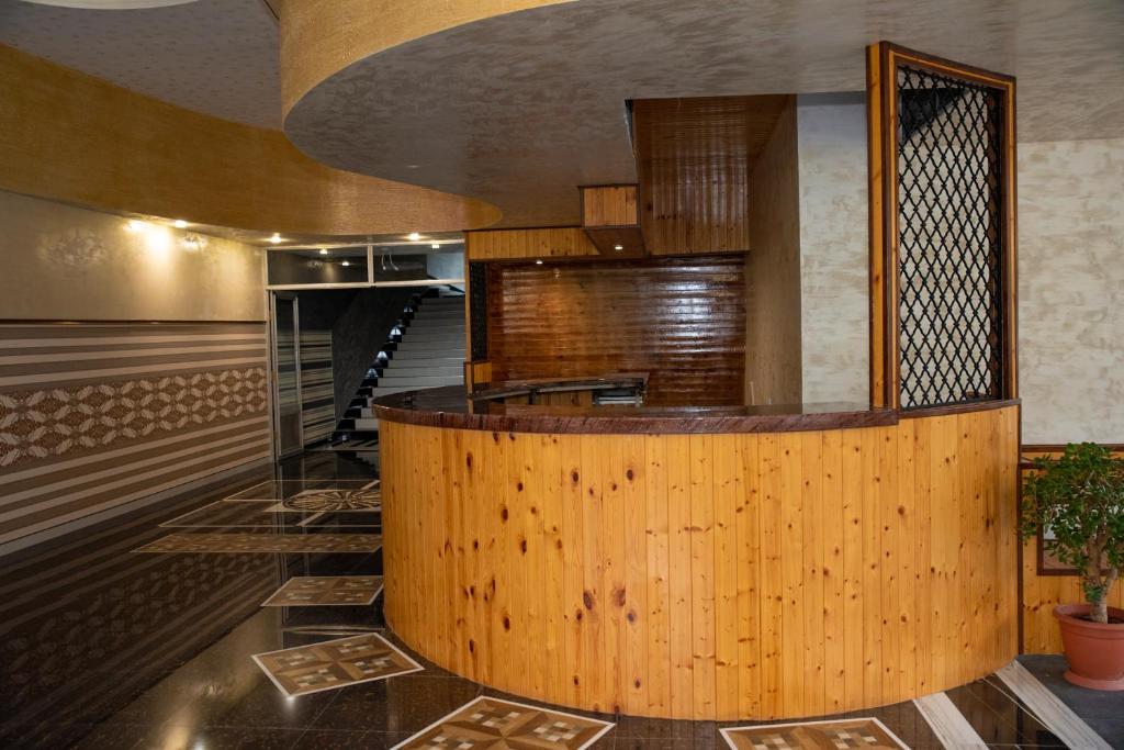 Kuchyň nebo kuchyňský kout v ubytování Magic View Hotel