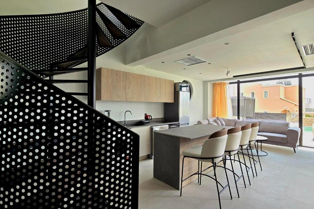 Kuchyň nebo kuchyňský kout v ubytování Trapezia Luxury Living