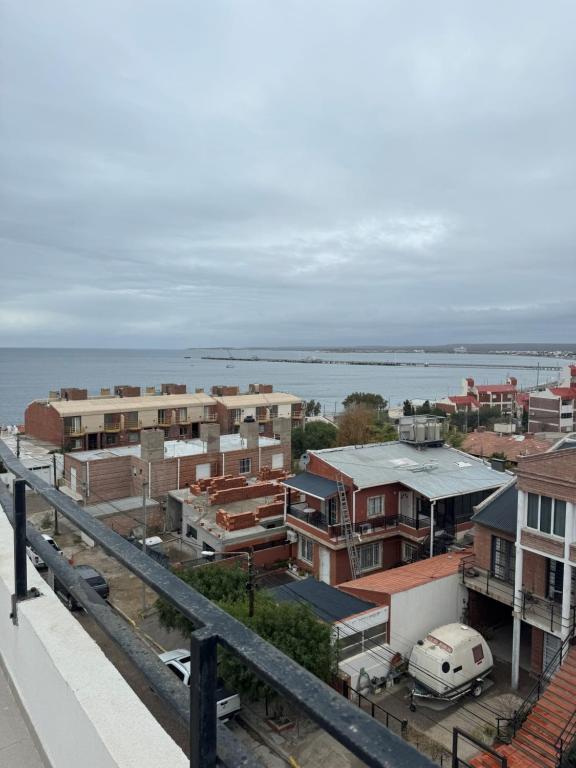 En generel havudsigt eller havudsigten taget fra lejligheden