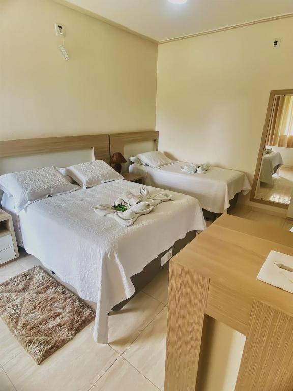 Postel nebo postele na pokoji v ubytování Pousada Bela Vista