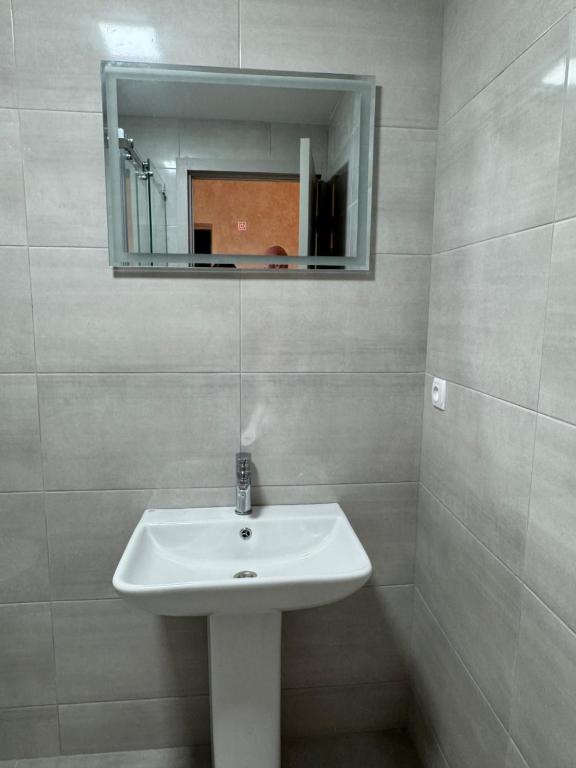 Koupelna v ubytování Nugo Villa