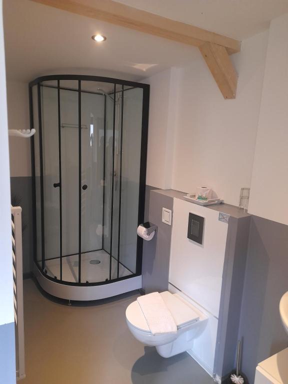 Koupelna v ubytování Ferienhaus Kolbnitz