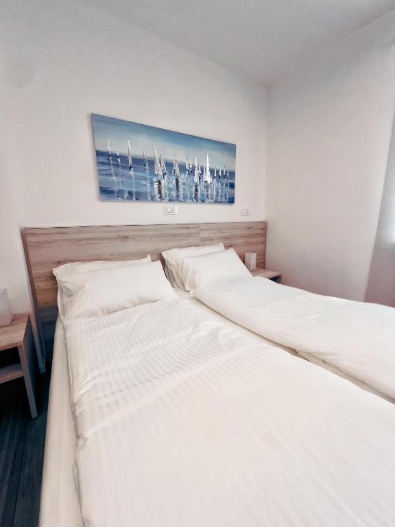 Postel nebo postele na pokoji v ubytování AP House