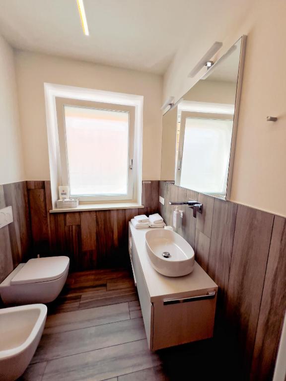 Koupelna v ubytování AP House