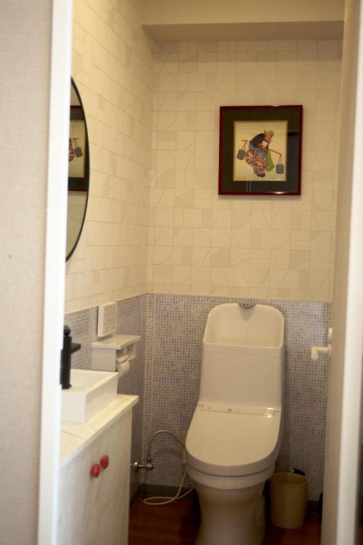 Koupelna v ubytování MIYAVI hotel