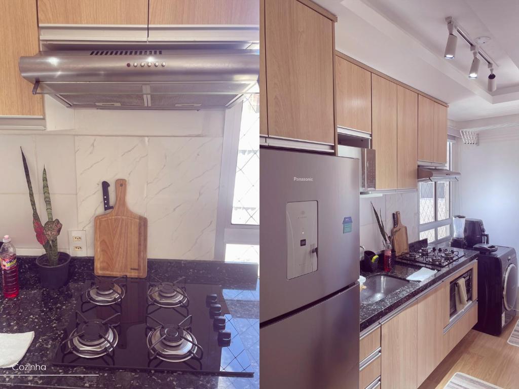 Kuchyň nebo kuchyňský kout v ubytování Confort Home