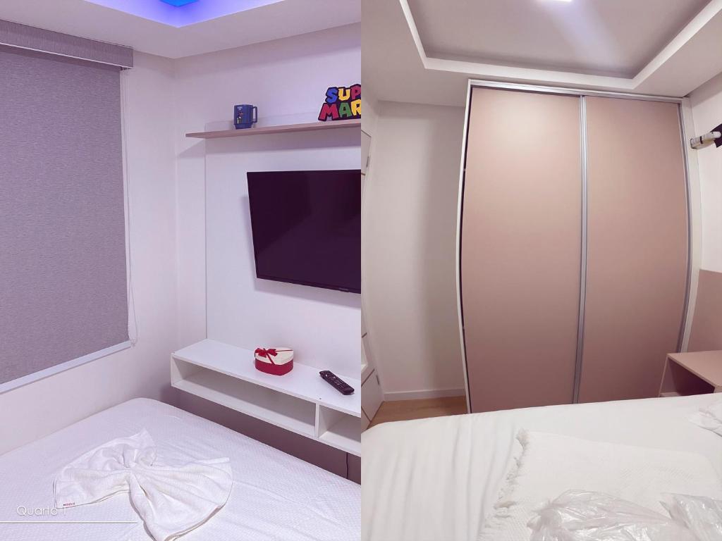 Postel nebo postele na pokoji v ubytování Confort Home