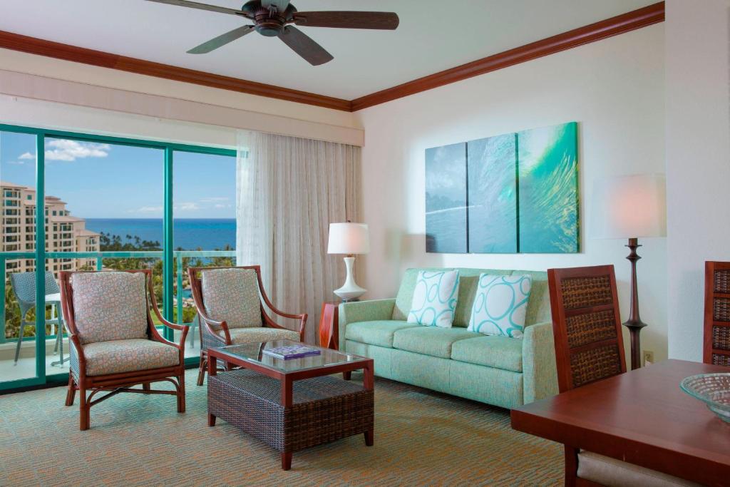Marriott's Ko Olina Beach Club - Villa De Dos Dormitorios Con Camas De Sofá - Vista Al Mar