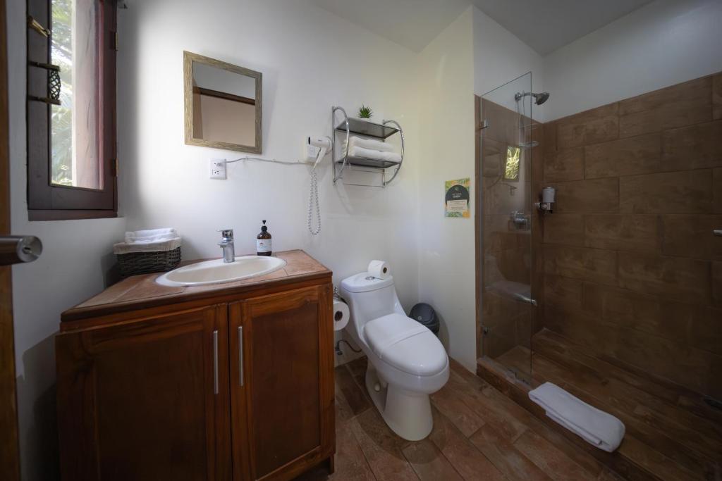 Koupelna v ubytování Hotel Villa Del Sol