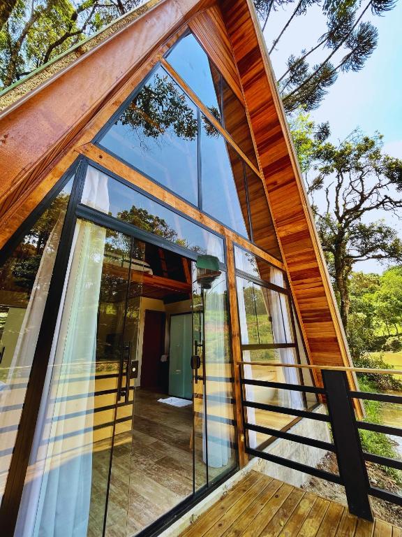 Balkón nebo terasa v ubytování Hotel Nativa Eco