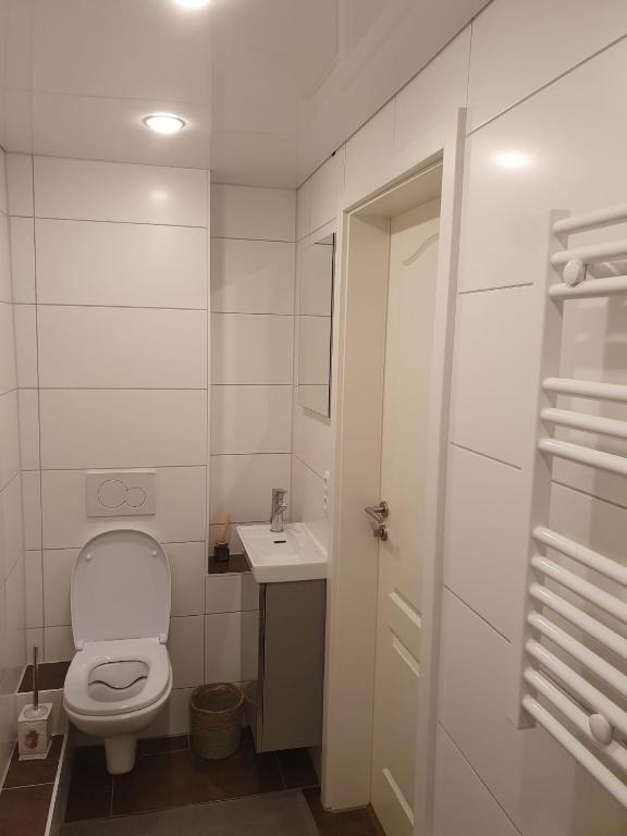 Koupelna v ubytování 80m2 Garten-Duplexwohnung in Altperlach