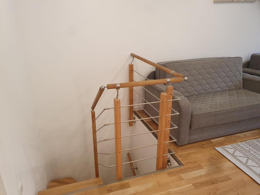 Posezení v ubytování 80m2 Garten-Duplexwohnung in Altperlach