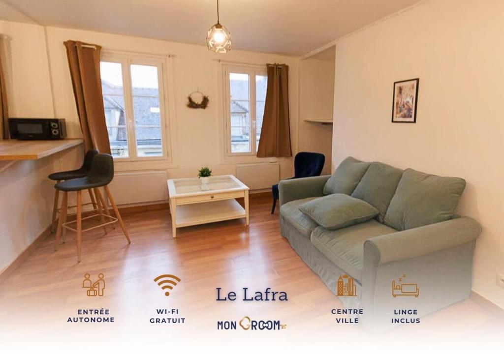 Posezení v ubytování Lafra 4 - Lumineux & Accueillant - Mon Groom