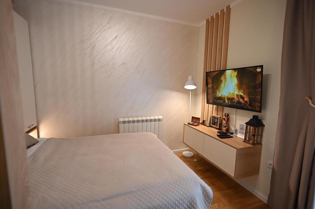 Postel nebo postele na pokoji v ubytování MB APARTMAN TARA