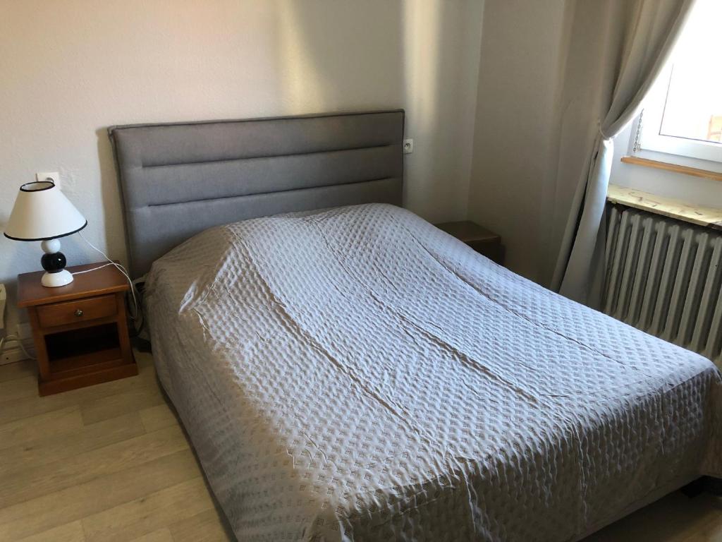 Postel nebo postele na pokoji v ubytování Appartement à l'ange