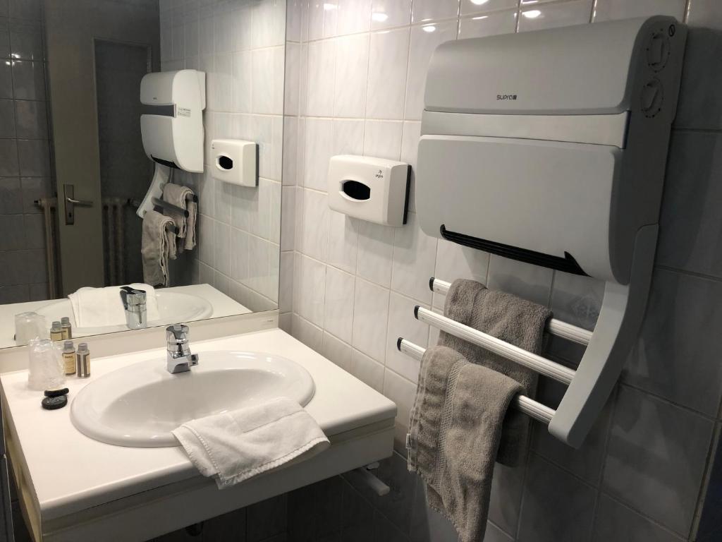 Koupelna v ubytování Appartement à l'ange