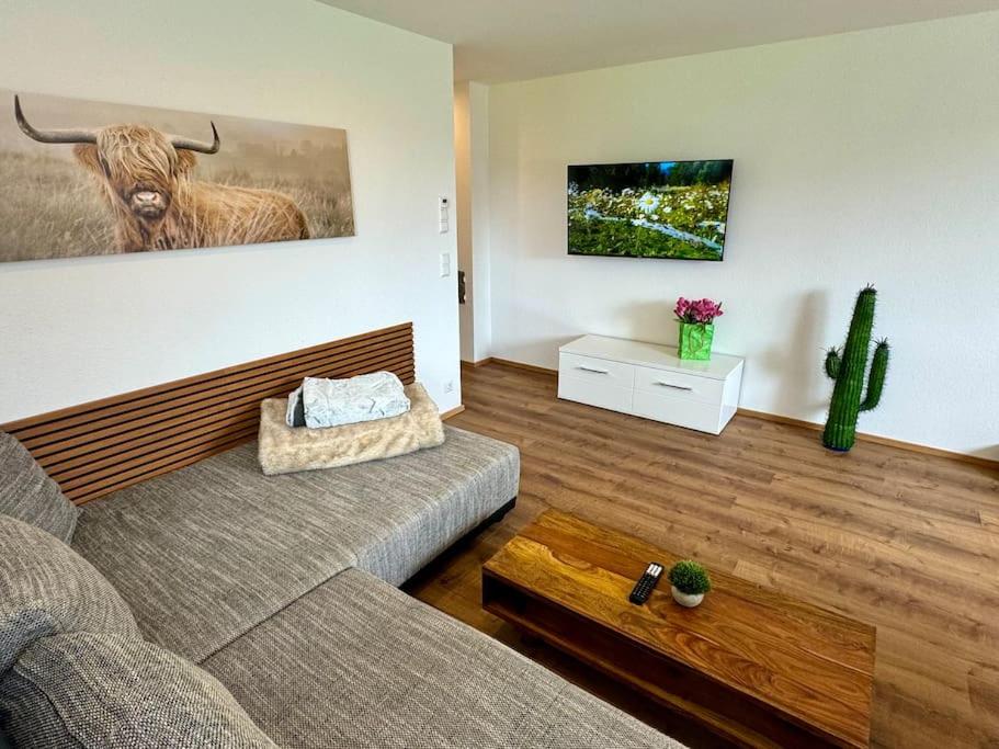 Posezení v ubytování Gartenloft