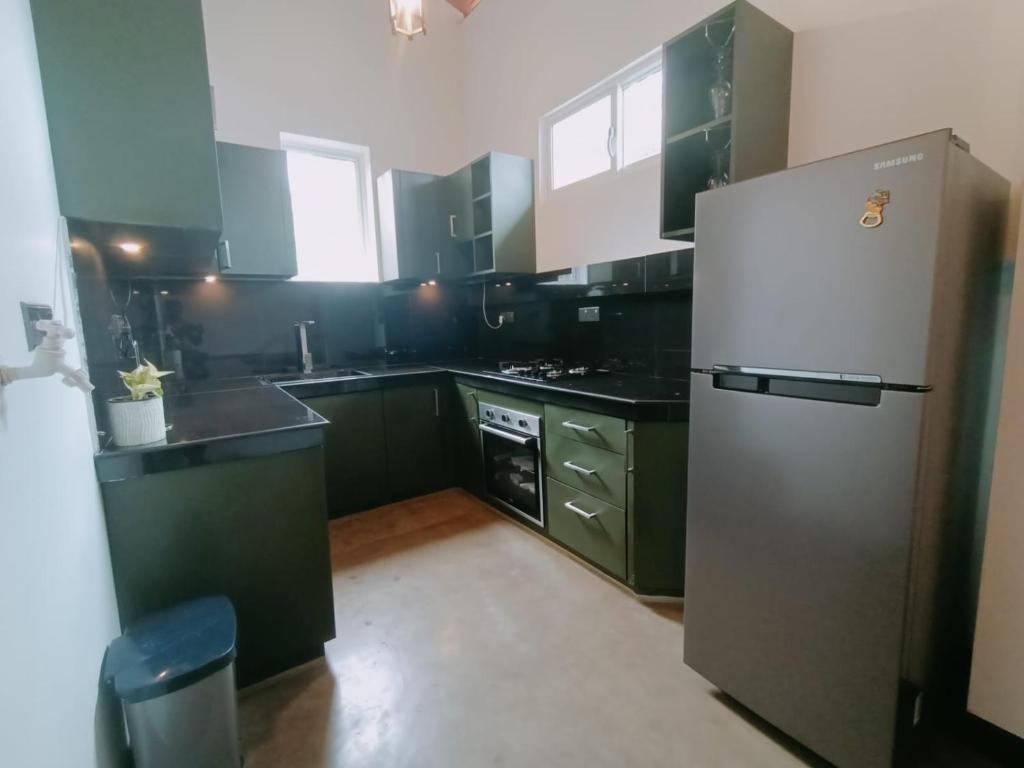 Kuchyň nebo kuchyňský kout v ubytování Falkennest Villa