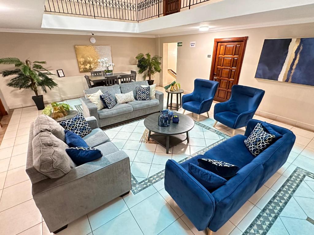 Posezení v ubytování Hotel Andros