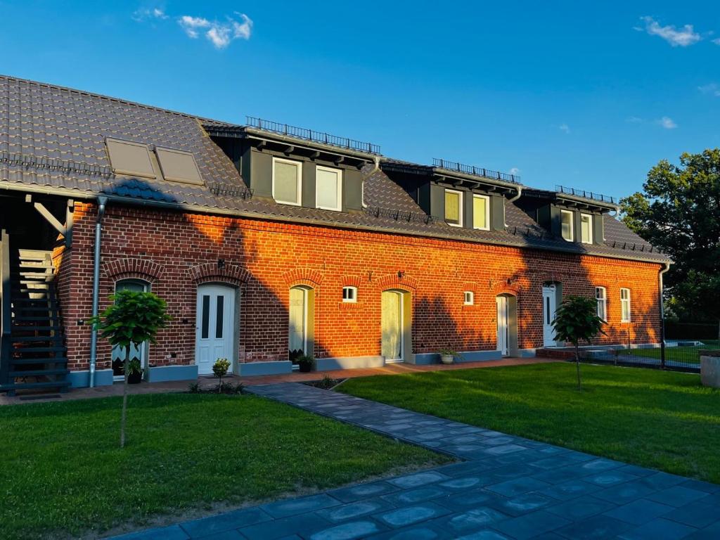 Das Gebäude in dem sich die Ferienwohnung befindet