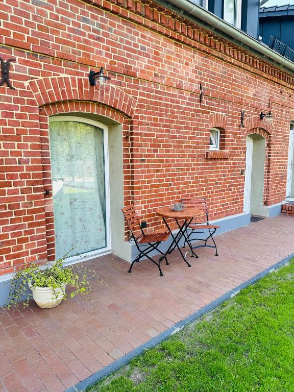 Das Gebäude in dem sich die Ferienwohnung befindet