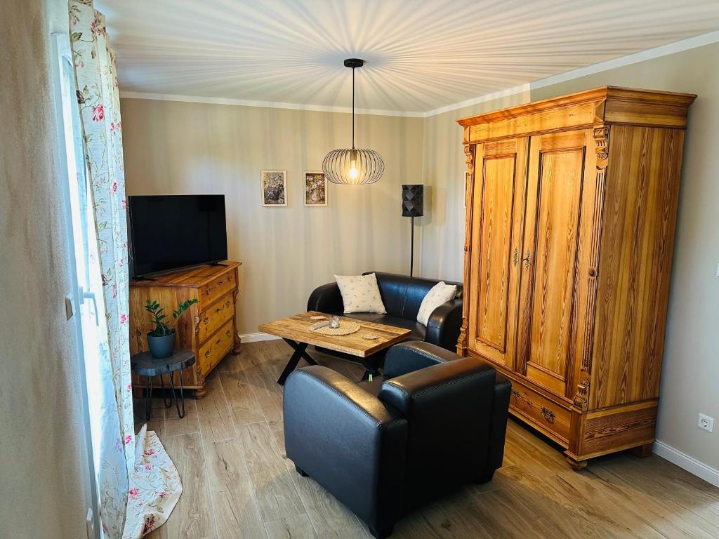 TV/Unterhaltungsangebot in der Unterkunft Ferienwohnung Zur Alten Tischlerei