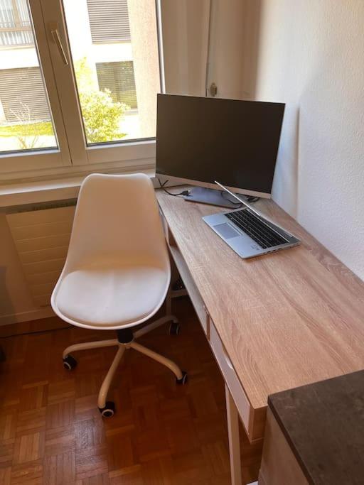 TV a/nebo společenská místnost v ubytování Cozy apartment in Lachen