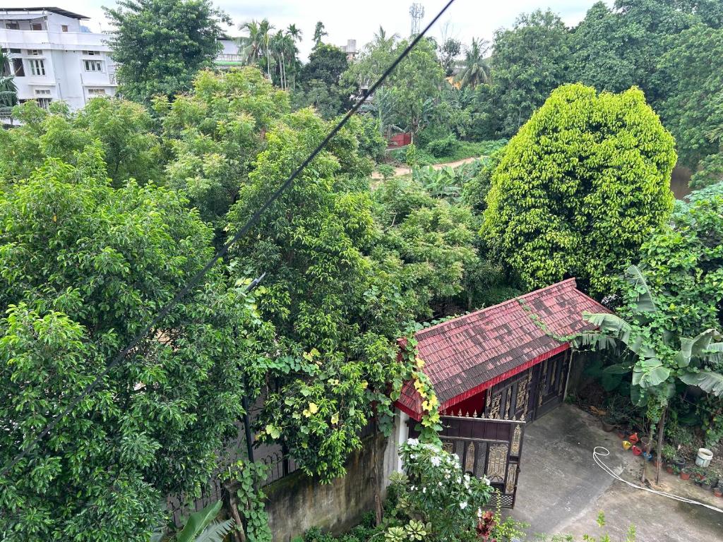 Zahrada ubytování Riverside Homestay