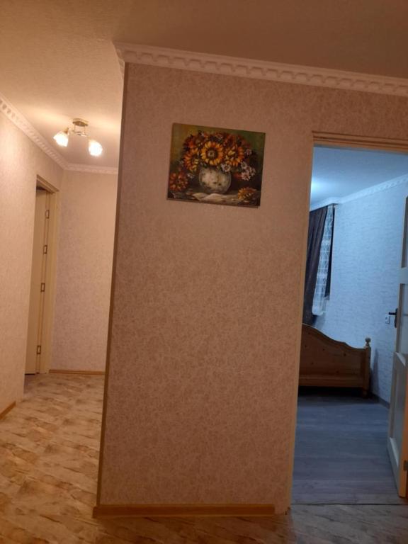 Postel nebo postele na pokoji v ubytování Gest House Mariami