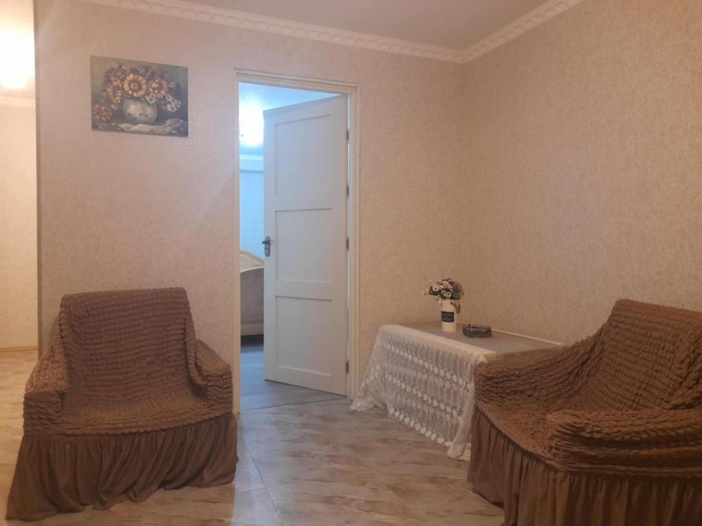 Posezení v ubytování Gest House Mariami