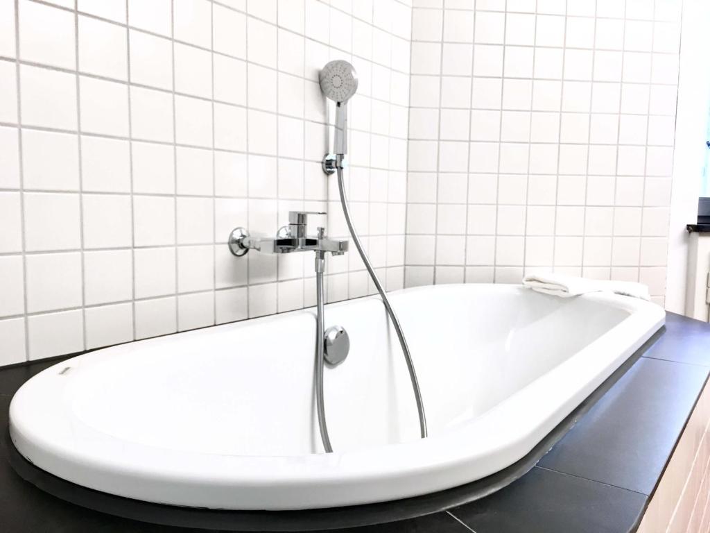 Koupelna v ubytování Viadukt Homestay
