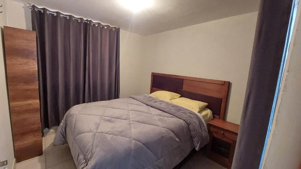 Postel nebo postele na pokoji v ubytování Cabanaconde Backpackers - Plaza de Armas