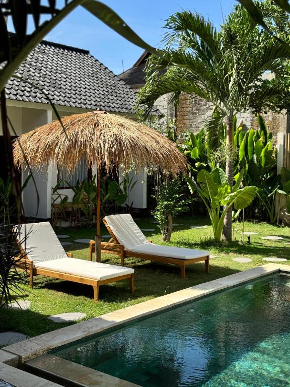 Bazén v ubytování Masaya Retreat Lombok nebo v jeho okolí