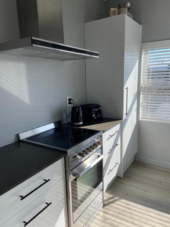 Kuchyň nebo kuchyňský kout v ubytování Tūīs Place