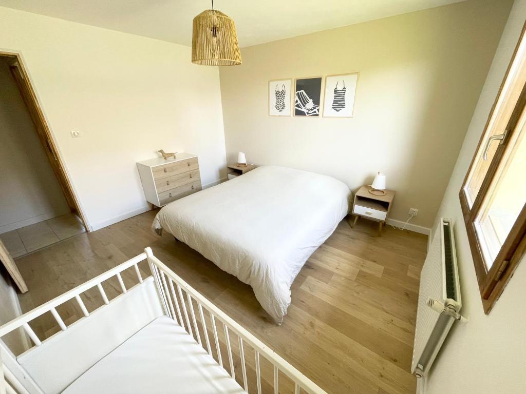 Un ou plusieurs lits dans un hébergement de l'établissement Vacation home in Etaples - near to Le Touquet