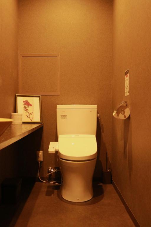 Koupelna v ubytování Hostel OSAKA